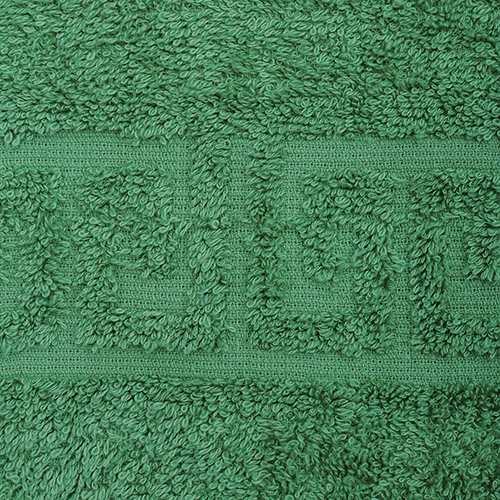 Полотенце махровое гладкокрашеное 40х67, 100 % хлопок, пл. 400 гр./кв.м. "Зеленый (malachite green)"