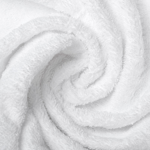Полотенце махровое гладкокрашеное, 100 % хлопок, пл. 400 гр./кв.м. "Белый (Beyaz)"