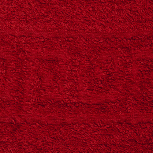 Полотенце махровое гладкокрашеное 40х67, 100 % хлопок, пл. 400 гр./кв.м. "Красный (O.High risk red)"