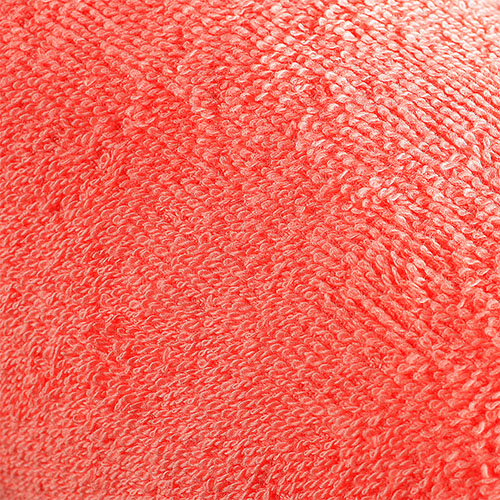 Полотенце махровое гладкокрашеное, 100 % хлопок, пл. 400 гр./кв.м. "Коралл (Scarlet)"