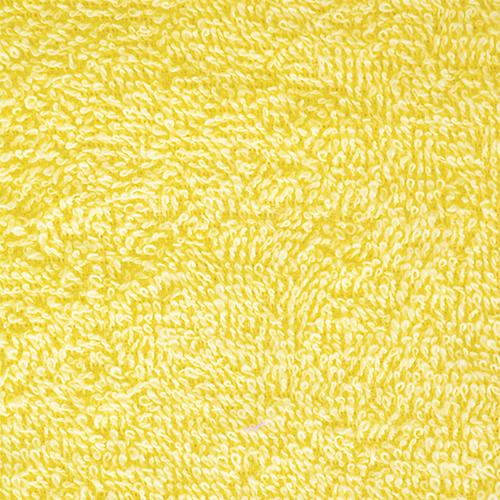 Полотенце махровое гладкокрашеное 30х70, 100 % хлопок, пл. 380 гр./кв.м. "Желтый"