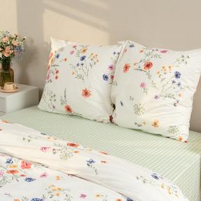 КПБ Simple life, поплин, 100% хлопок, пл. 115 гр./кв.м., "Полевые цветы"