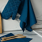 Полотенце декоративное "Цвет эмоций" 40х70, саржа, 100 % хлопок, "Голубая сталь"