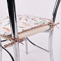 Чехол на стул с завязками 35х38 "Радушная хозяйка (Традиция)", рогожка, 100 % хлопок, "Колоски"