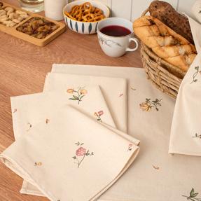 Набор салфеток декоративных 35х35 - 6 шт, саржа "Саммер"