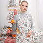Прихватка "Рукавичка" 30х17 "NewYear", рогожка, 100% хлопок "Ягодки"