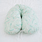 Подушка "Бумеранг" для беременных "MamaRelax" 35х155 (синтепух, чехол вн.100% хл.+ навол.100% хл.) "На полянке"