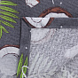 Скатерть декоративная "Радушная хозяйка" 145х145, рогожка, 100 % хлопок, "Кокосы серый"