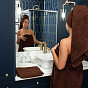 Махровое полотенце GINZA, 100% хлопок, 450 гр./кв.м. "Темно-Коричневый"