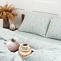 КПБ Традиция Simple life, поплин, 100% хлопок, "Подснежники (серо-зеленый)"