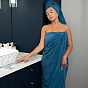 Махровое полотенце GINZA, 100% хлопок, 450 гр./кв.м. "Синий"
