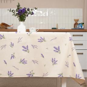 Скатерть, саржа, 100% хлопок, "Прованский шик"