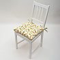 Сидушка на стул с завязками "Радушная хозяйка (Традиция)" 40х40, рогожка, "Морковки"