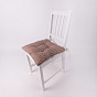 Сидушка на стул с завязками "Радушная хозяйка (Традиция)" 40х40, рогожка, "Колоски"