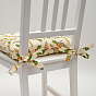 Сидушка на стул с завязками "Радушная хозяйка (Традиция)" 40х40, рогожка, "Морковки"