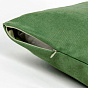 Подушка декоративная 40х40, вельвет/полиэфир Зеленый
