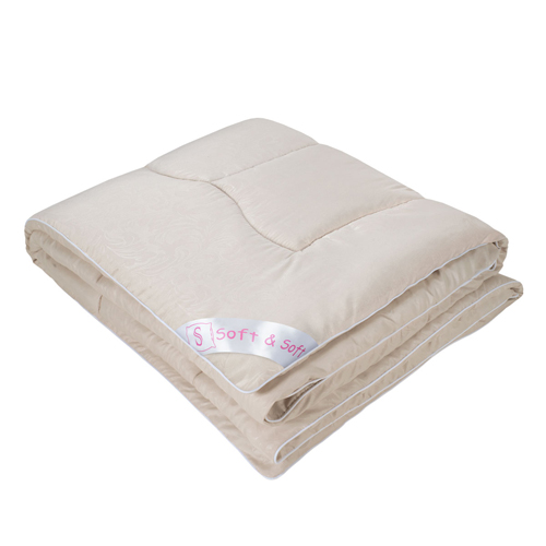 Одеяло ЭВКАЛИПТ 200 гр. "Soft&Soft" 1,5 спальное, в микрофибре с тиснением, 100% полиэстер