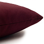 Подушка декоративная 40х40 см, габардин, "Бордовый"